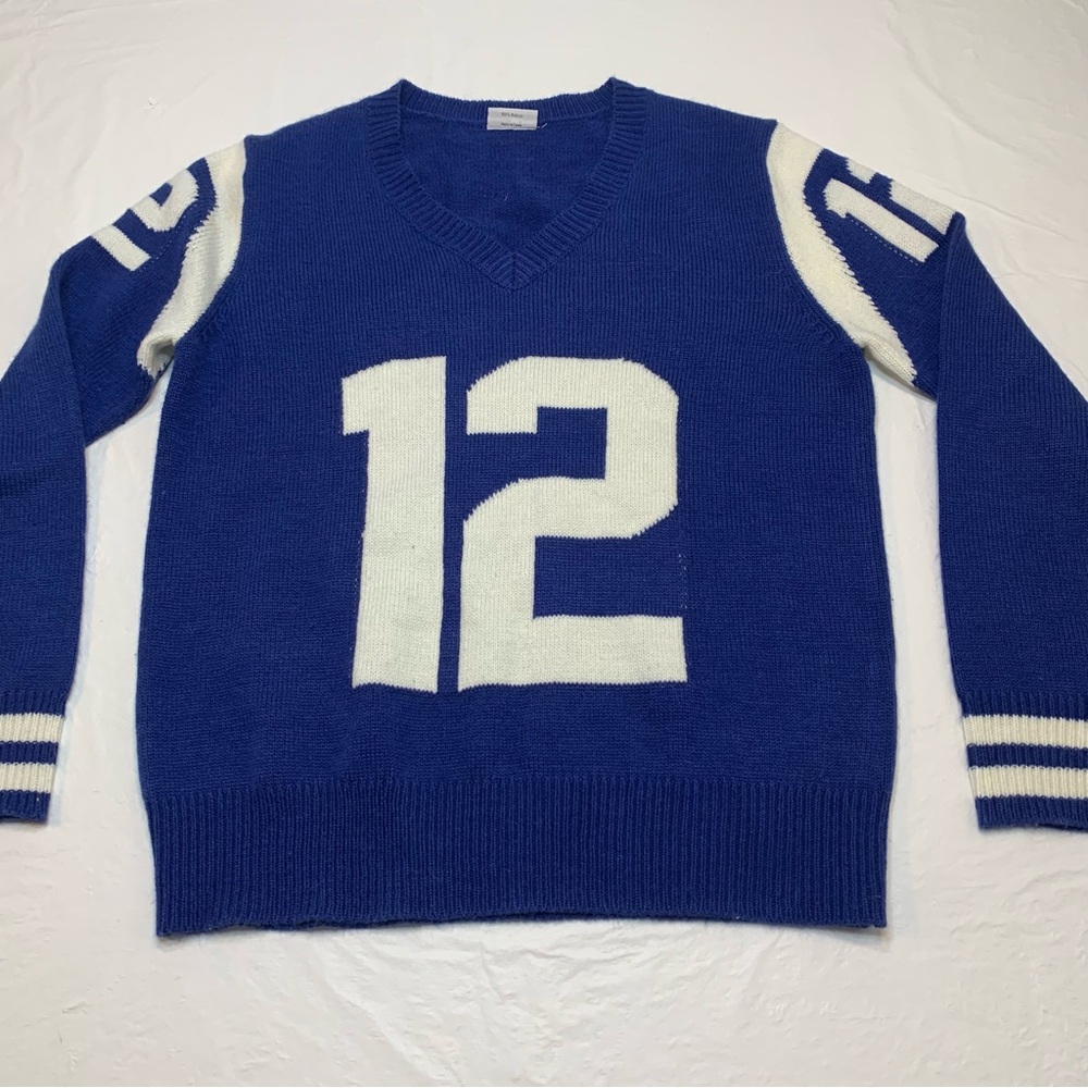 Vintage Jersey Sweater NFL Indianapolis Colts V Neck Sweater Men’s Small
